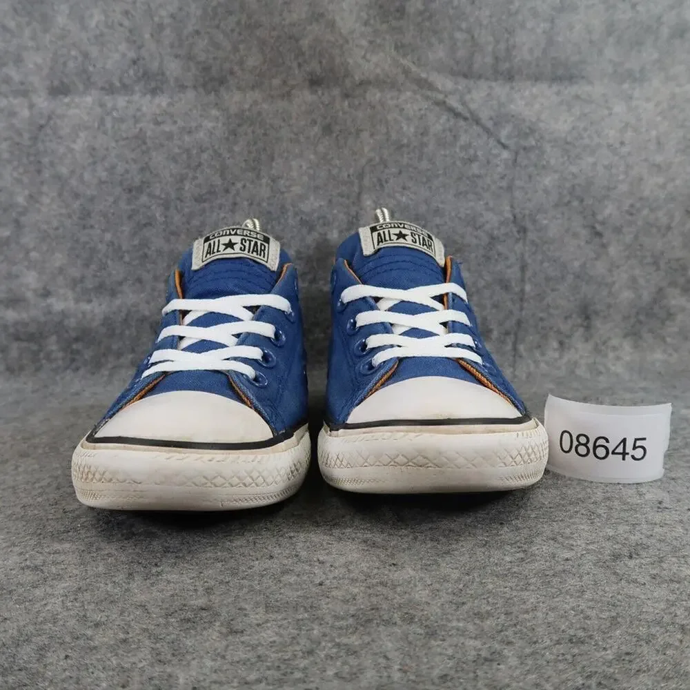 Converse Shoes Kids 3 Sneakers All Star Canvas Casual Blue Lace Up Active Junior